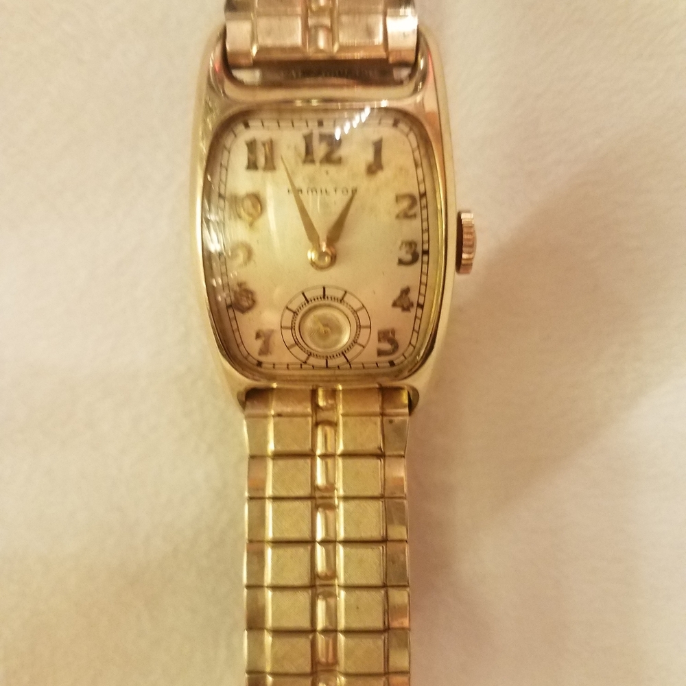 Vintage 1941 Hamilton Boulton Men's Wrist Watch